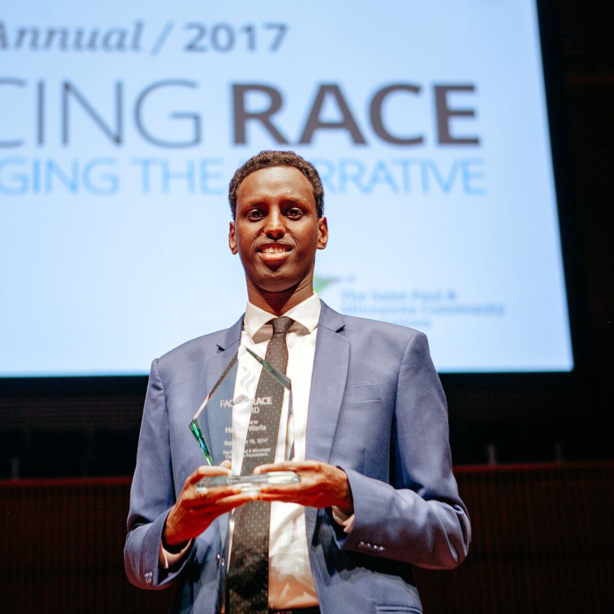 Hamse Warfa at the 2017 celebration