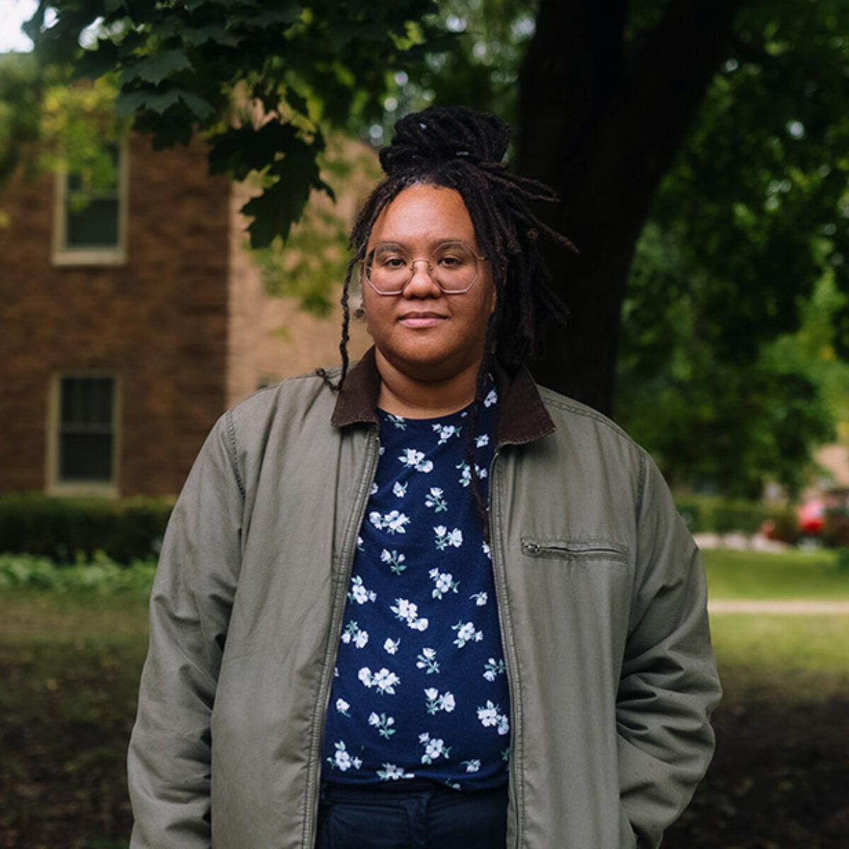 Waigwa standing outdoors