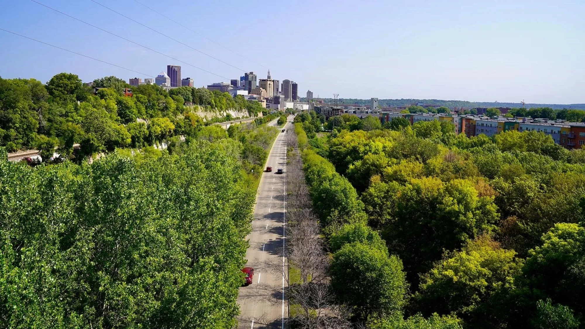 Downtown Saint Paul skyline 16x9