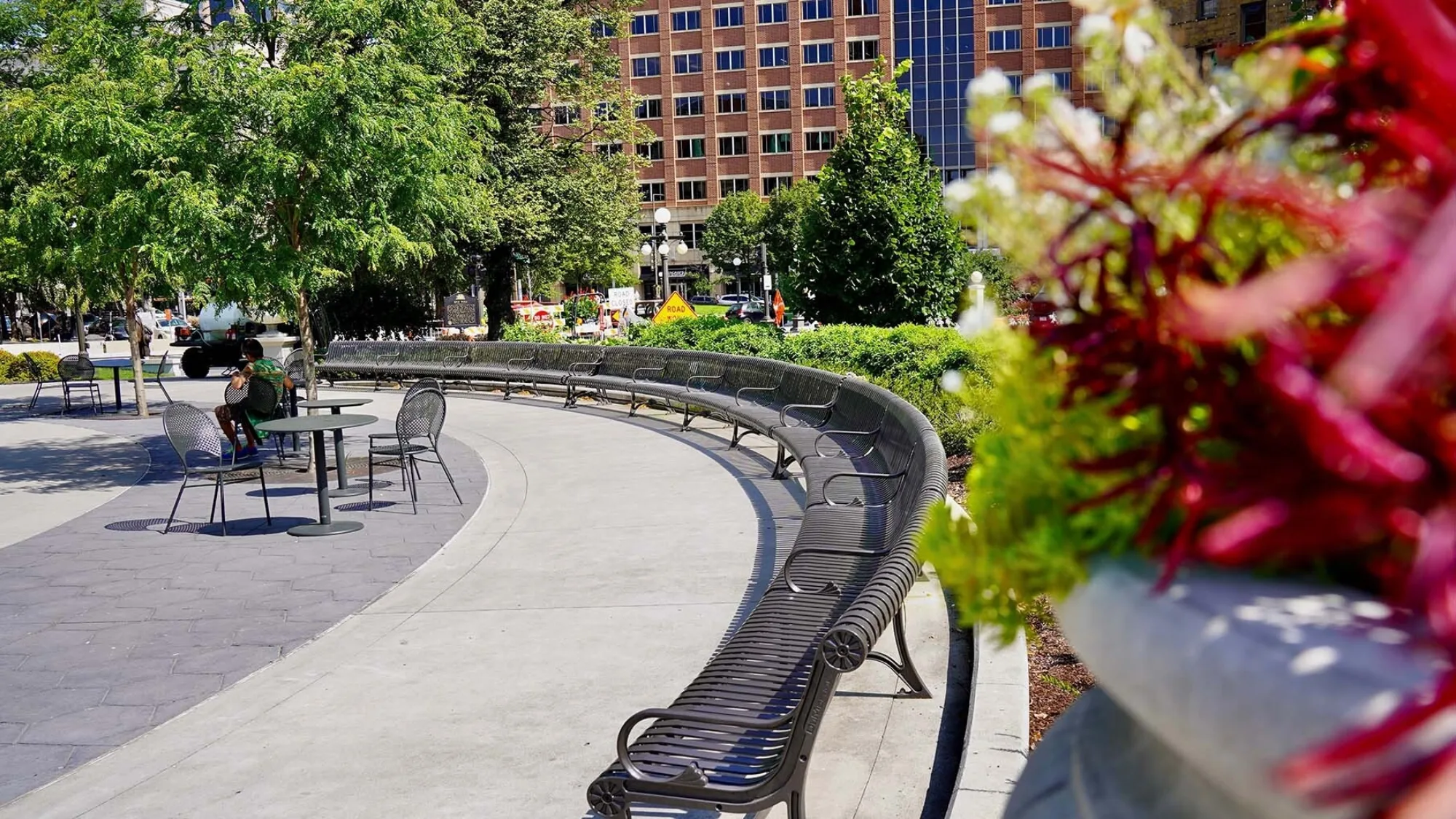 Downtown Saint Paul in the summer