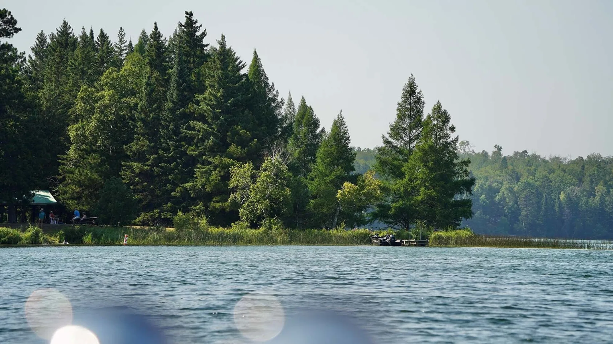 Glistening lake in Northern Minnesota