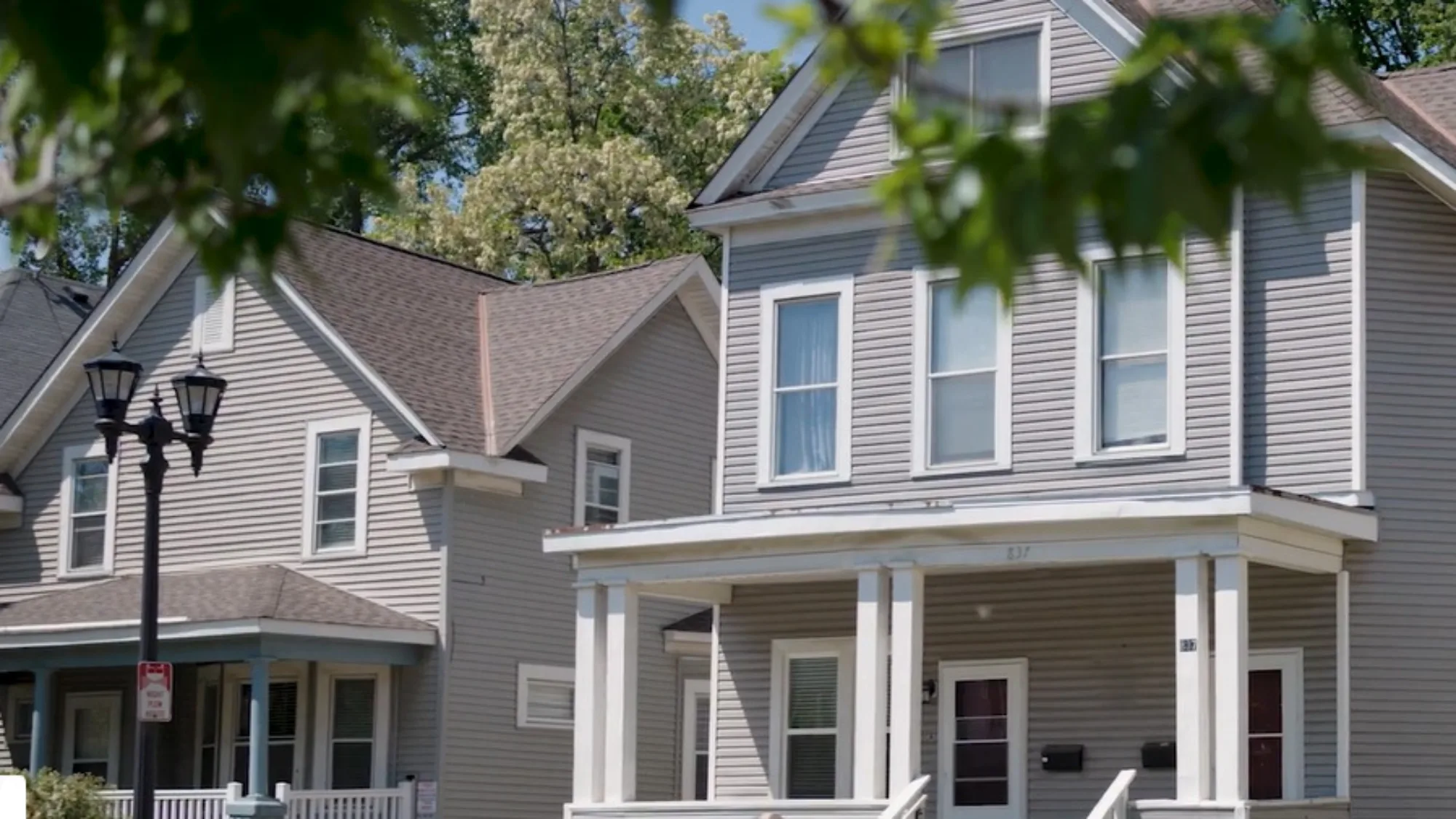 Houses in Saint Pauls Rondo neighborhood