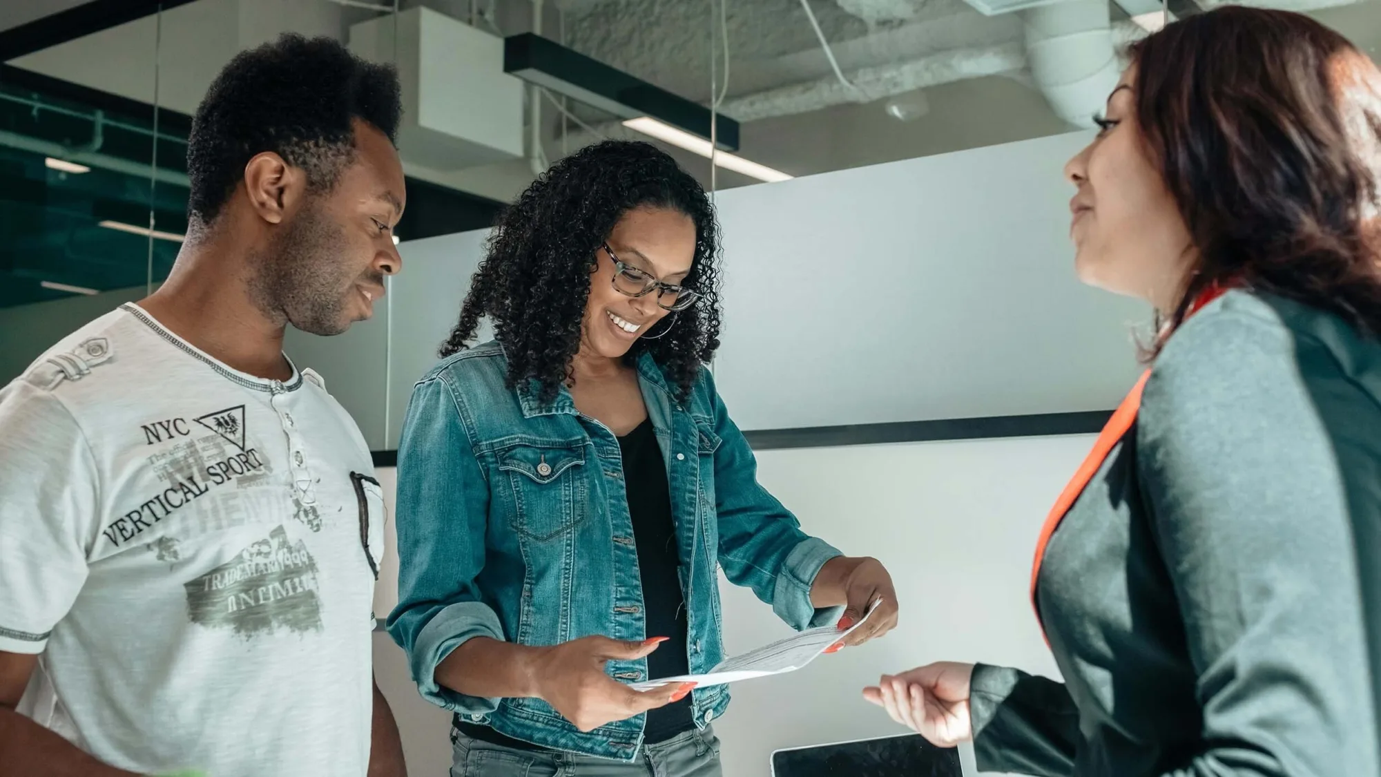 Donors meeting with an advisor hero