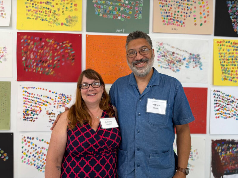 Donors Patrick and Bethany at the Giving Together event Donors Patrick and Bethany at the Giving Together event
