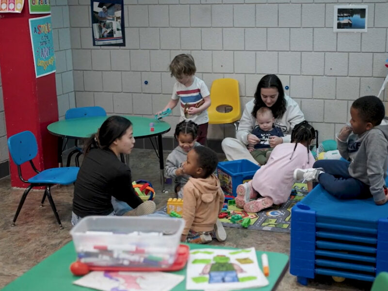 Playroom at the Hallie Q Brown Community Center