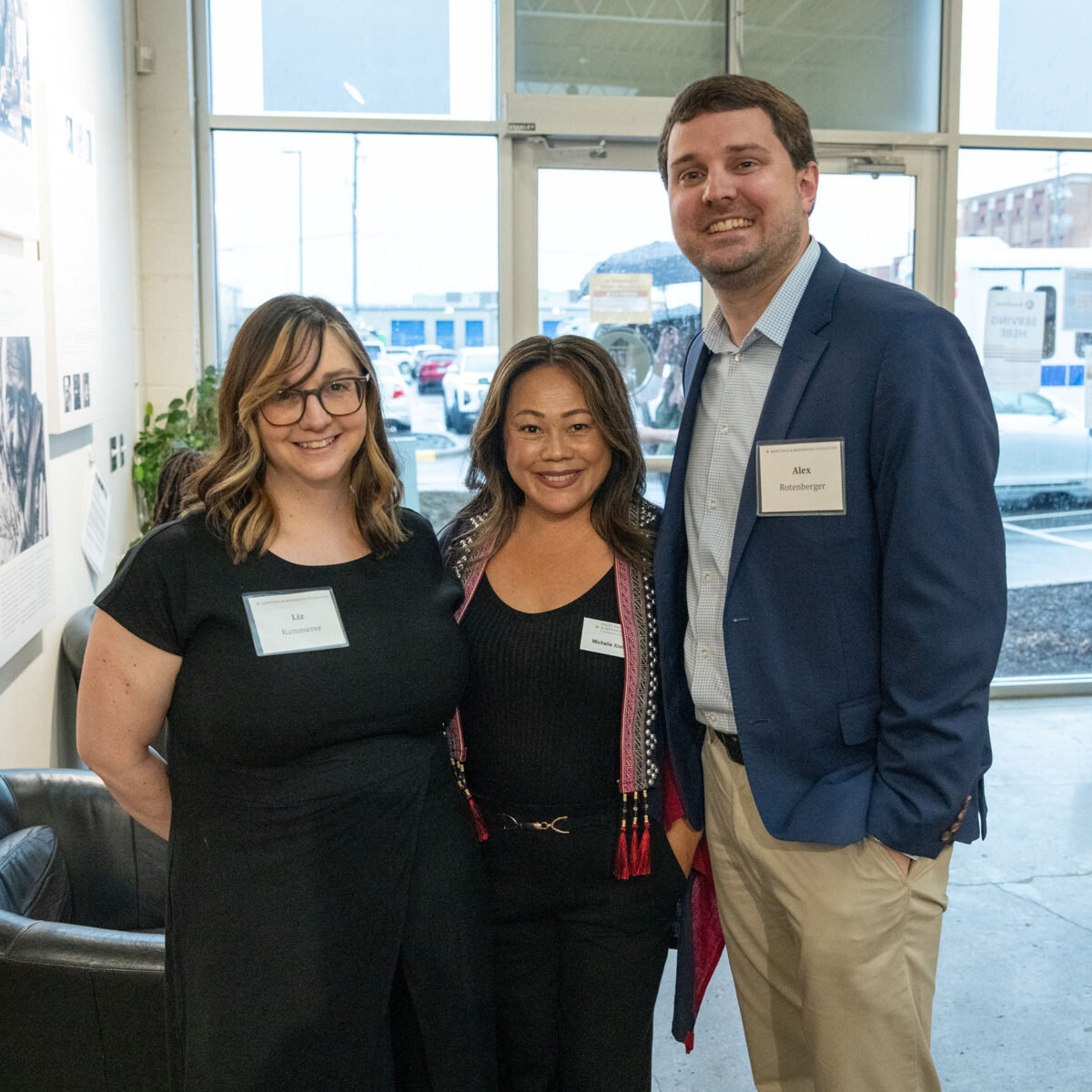 Investments team members at investment portfolio launch event