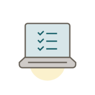 Computer checklist icon