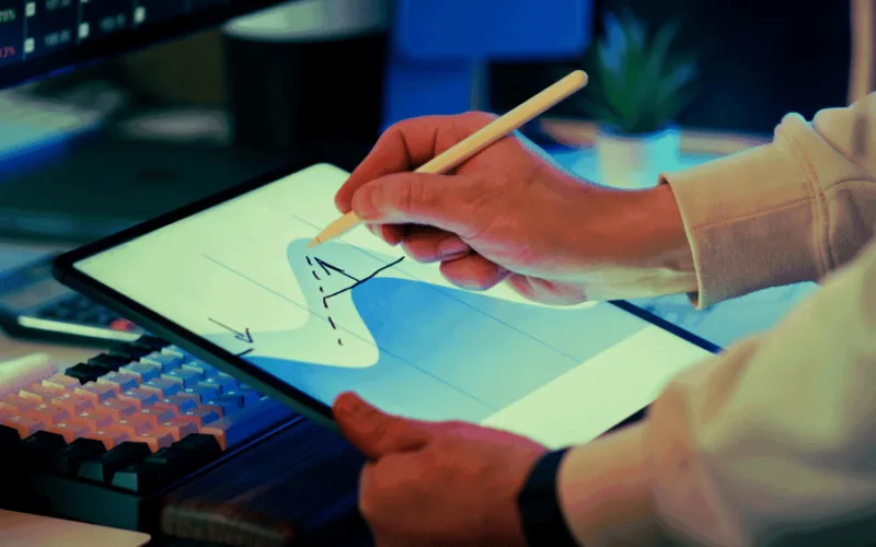 Graph on a tablet