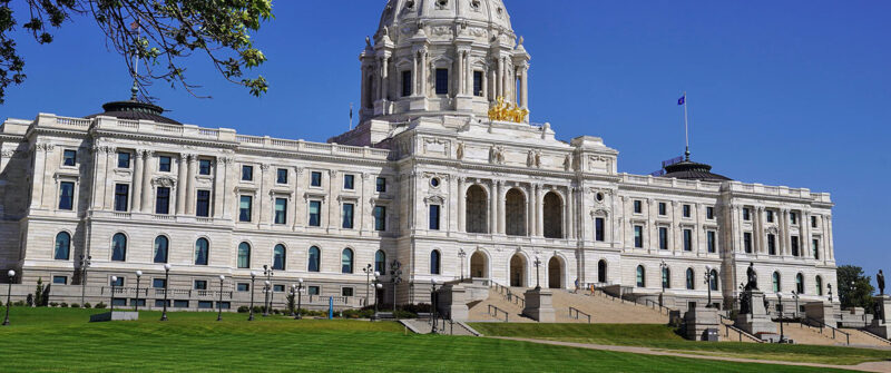 MN State Capitol on a Sunny Day